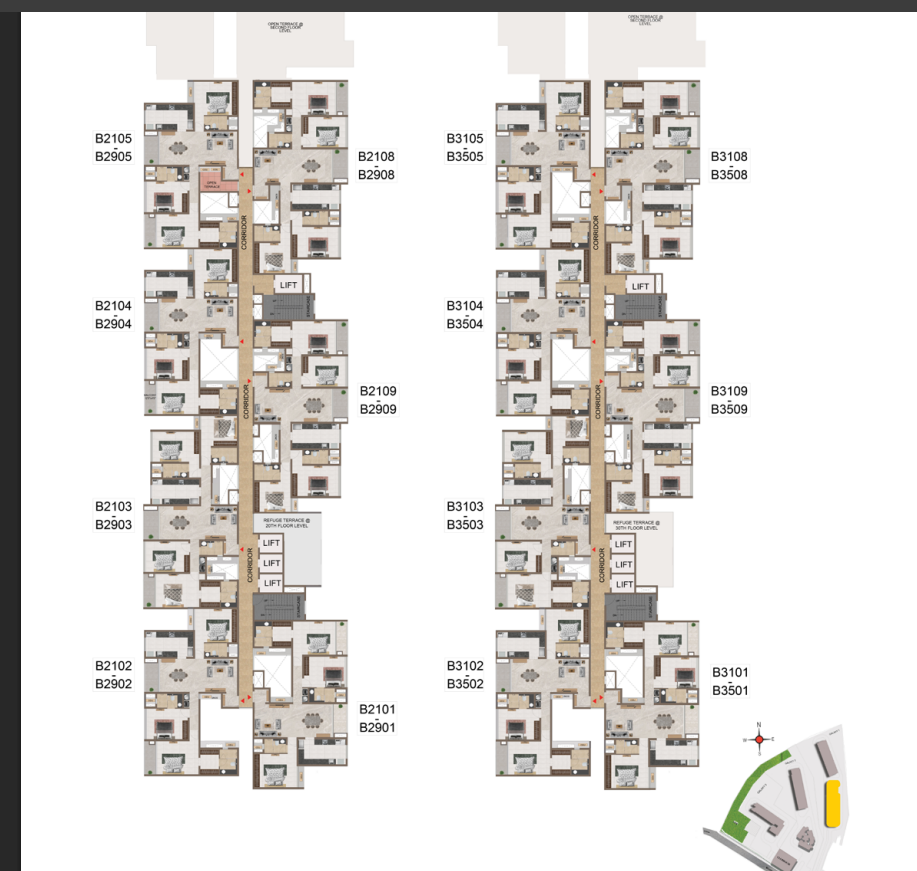 4 BHK Floor Plan